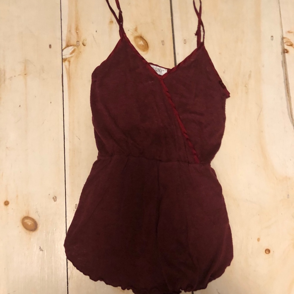 Red Urban Outfitters Romper